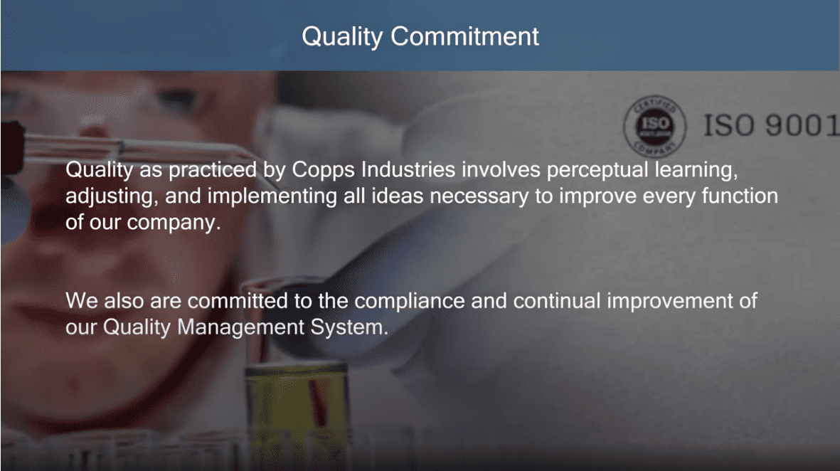 Copps Industries Company Overview