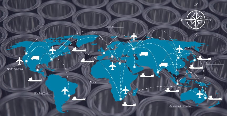 Environment concept. Isolated on white with clipping path. 3D Render.