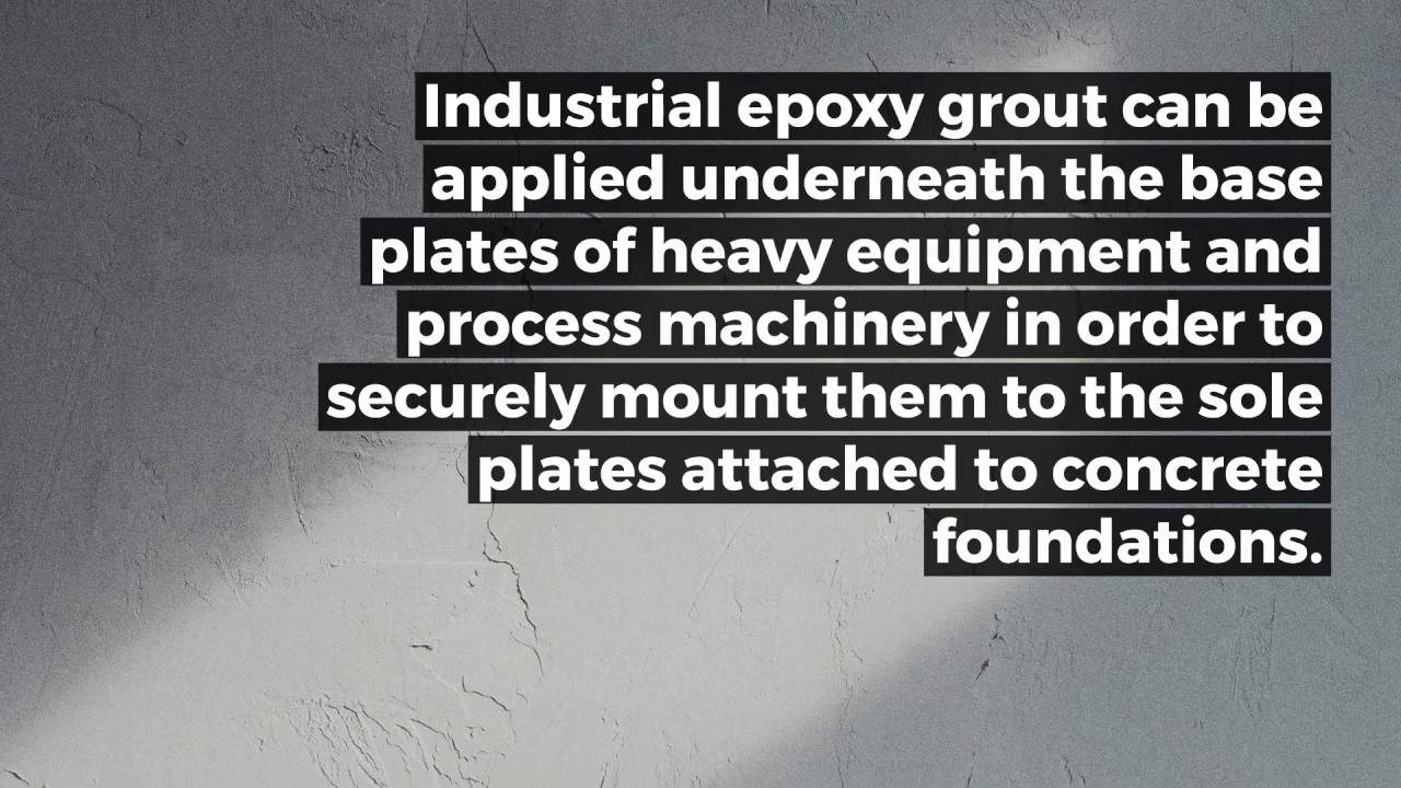What are Epoxy Grouts? | Copps Industries